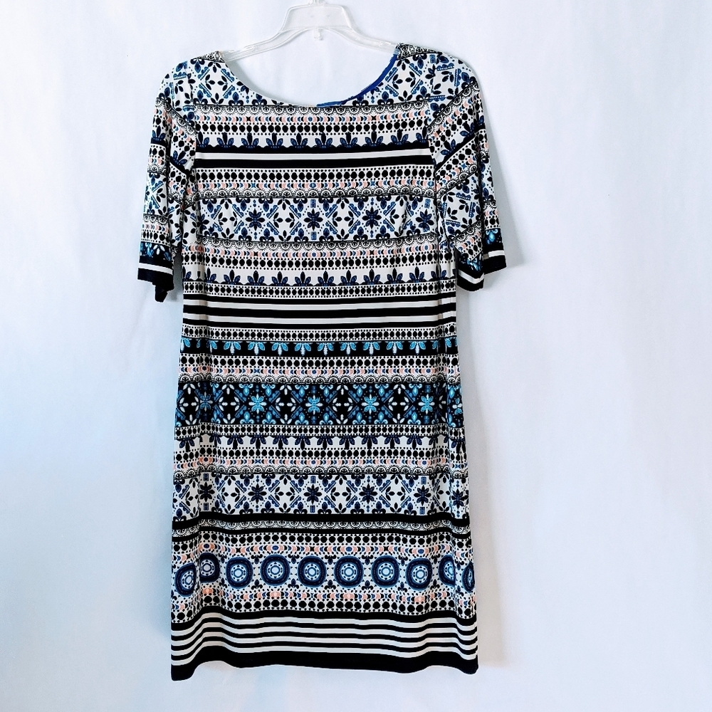 Eliza J Womens Printed shift dress size 14